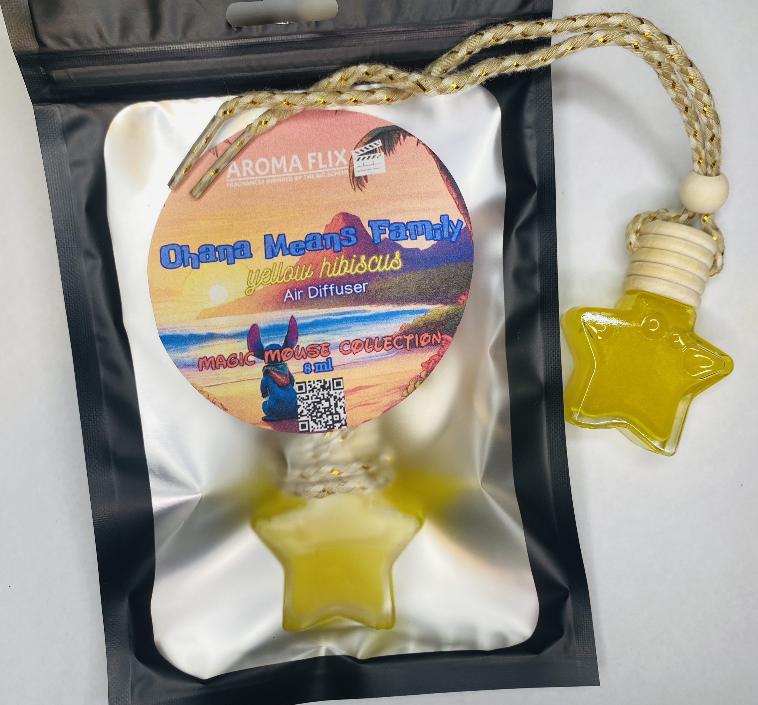 "Ohana Means Family" Walk of Fame Car Diffuser